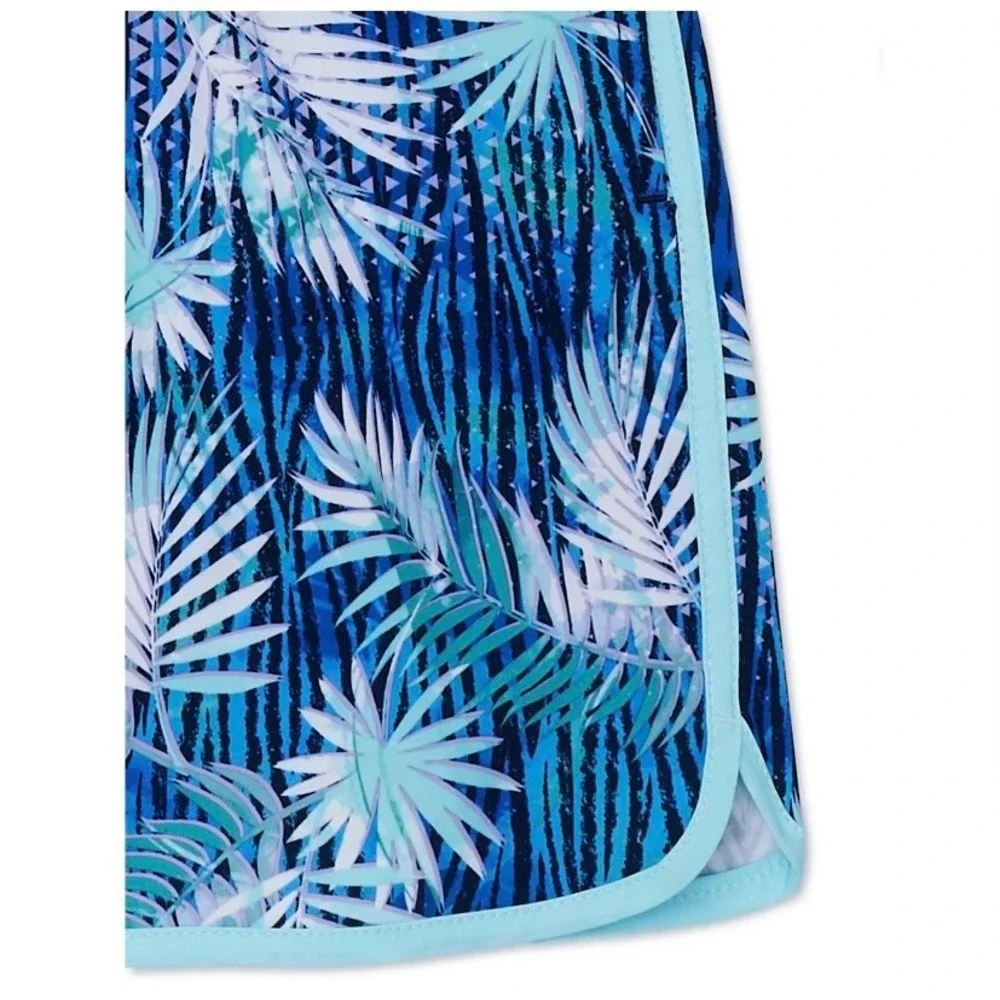 Wonder Nation Boys Quick Dry Swim Trunks Medium 8 New with Tags Palms UPF 50+